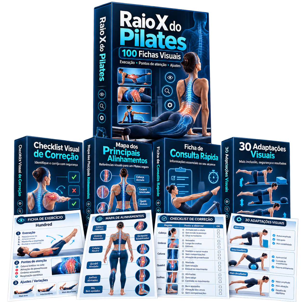 PLANO COMPLETO — Raio X do Pilates com 100 fichas e 4 bônus